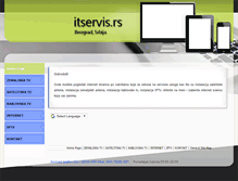 Tablet Screenshot of itservis.rs